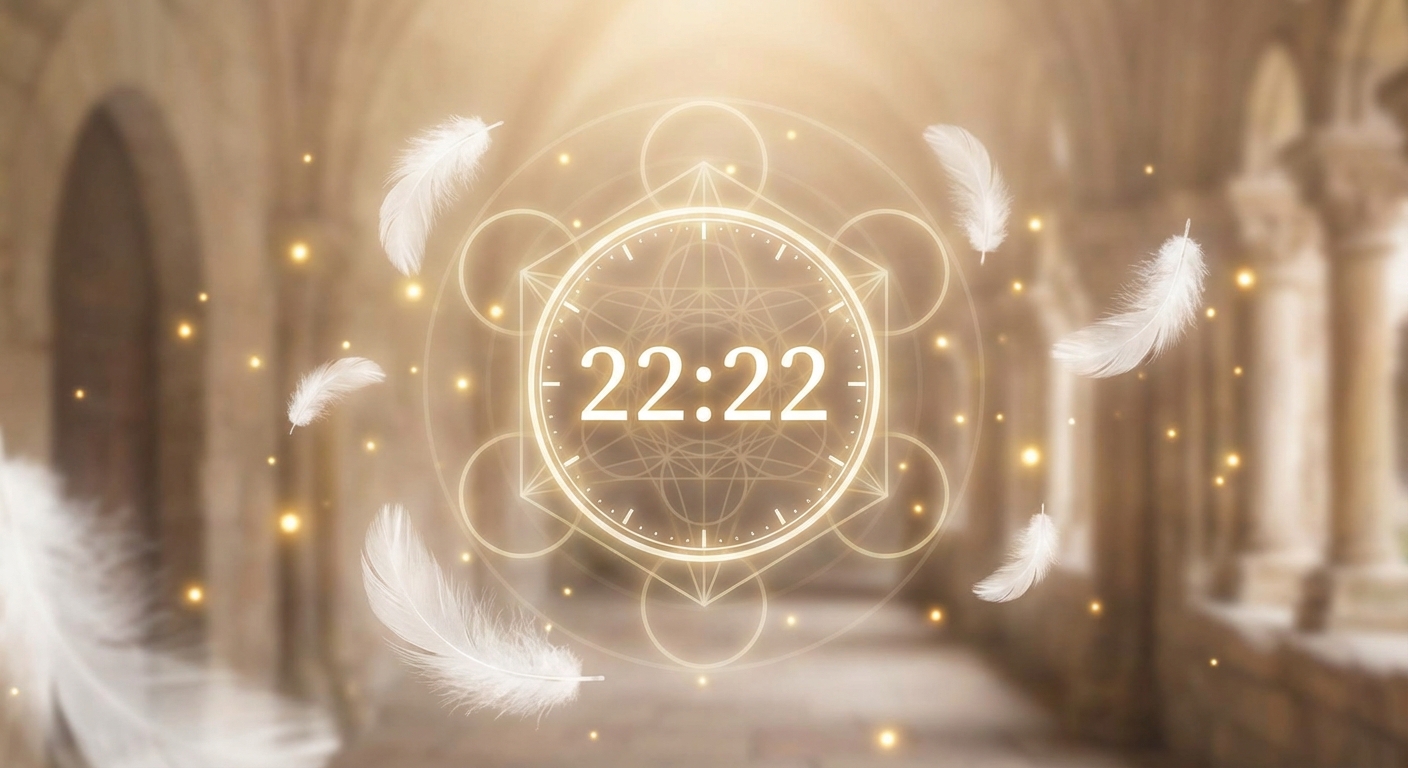 Image spirituelle pour 22h22: Le Message d'Amour Universel Décrypté et Amplifié