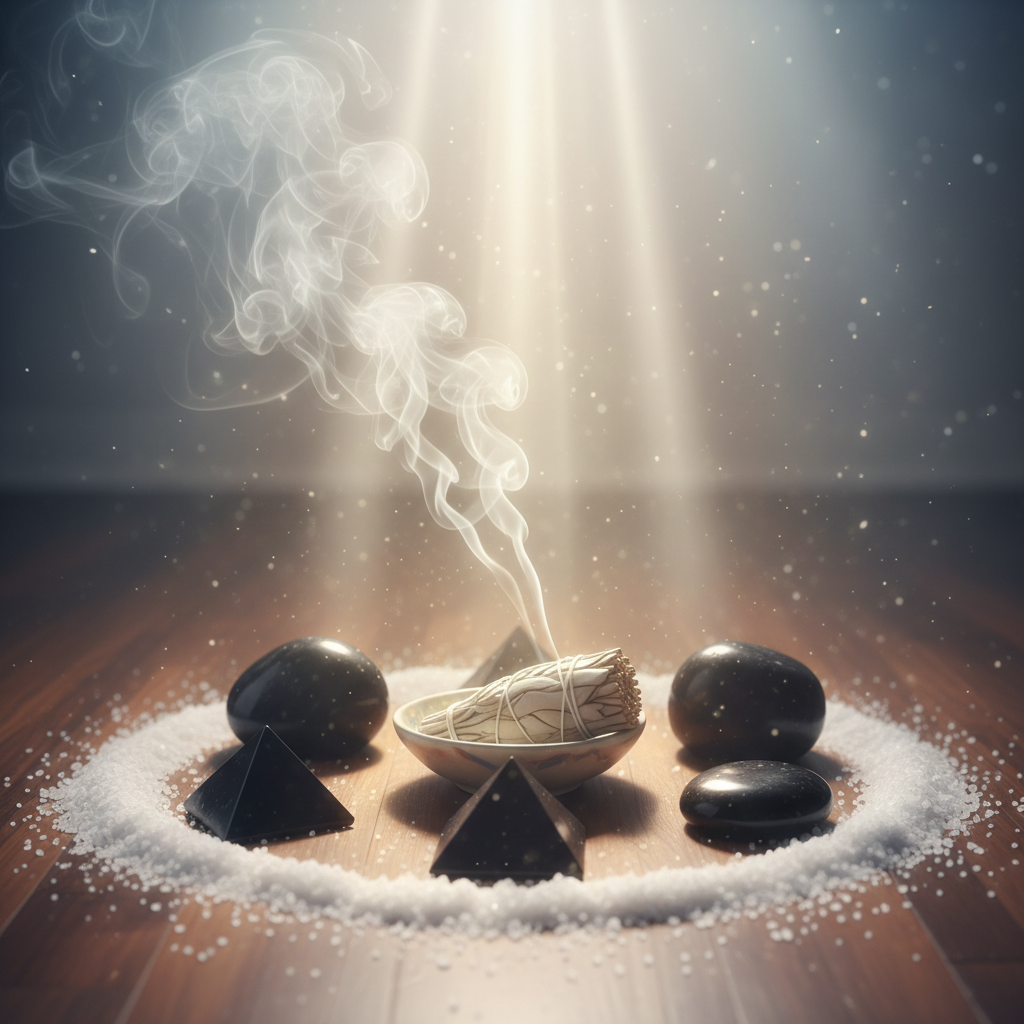 Image spirituelle pour Rituel de purification pour chasser les ondes négatives