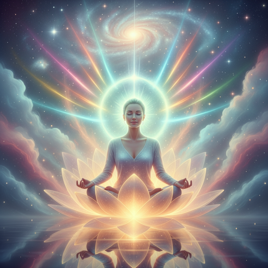 Image spirituelle pour Apaiser son esprit avec le rituel de la tête fraîche