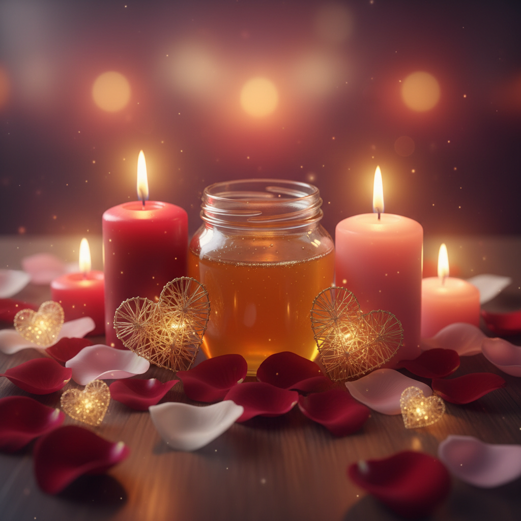 Image spirituelle pour Rituel de miel pour s'emparer du cœur de l'être aimé