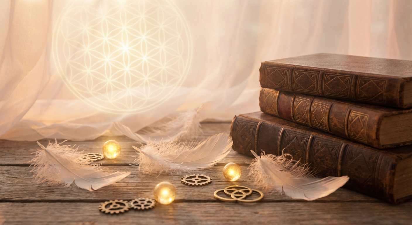 Image spirituelle pour L'Éveil de l'Âme : Décoder les Signes de la Mort de l'Ego