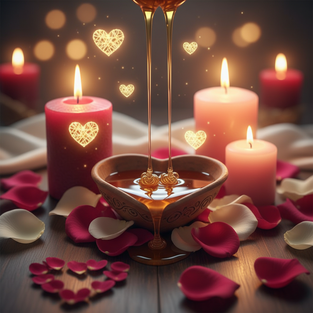 Image spirituelle pour Entretenir l'harmonie du couple par le rituel du miel