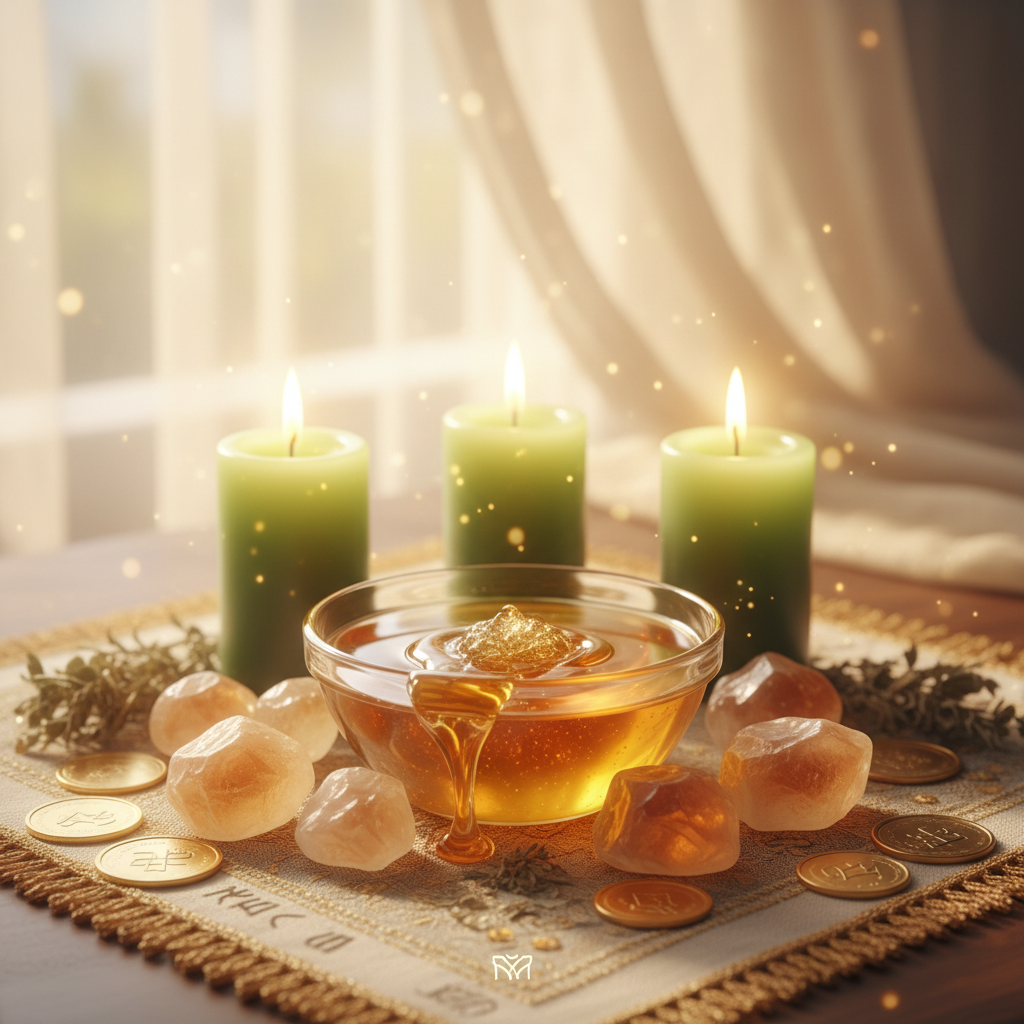 Image spirituelle pour Comment rééchelonner une dette avec le rituel du miel