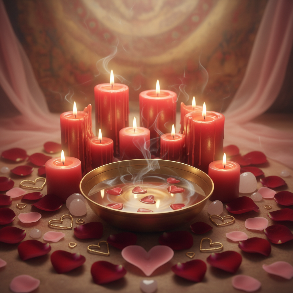 Image spirituelle pour Rituel de divination pour découvrir son futur amour