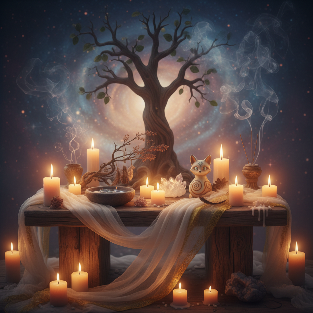 Image spirituelle pour Rituel ancestral pour accueillir un animal de compagnie