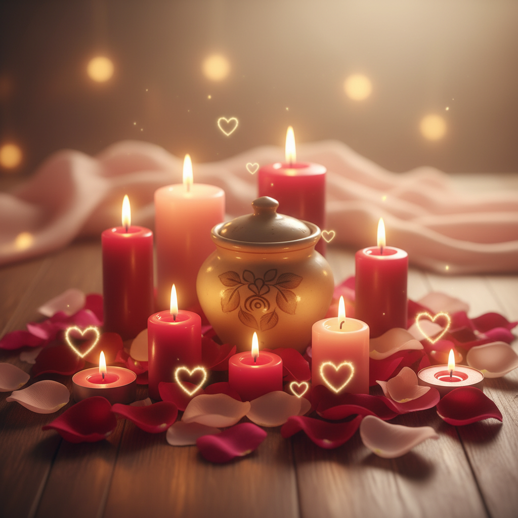 Image spirituelle pour Rituel du pot de miel pour apaiser les tensions du couple