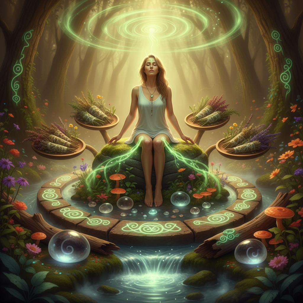 Image spirituelle pour Rituel ancestral pour affiner la silhouette des cuisses