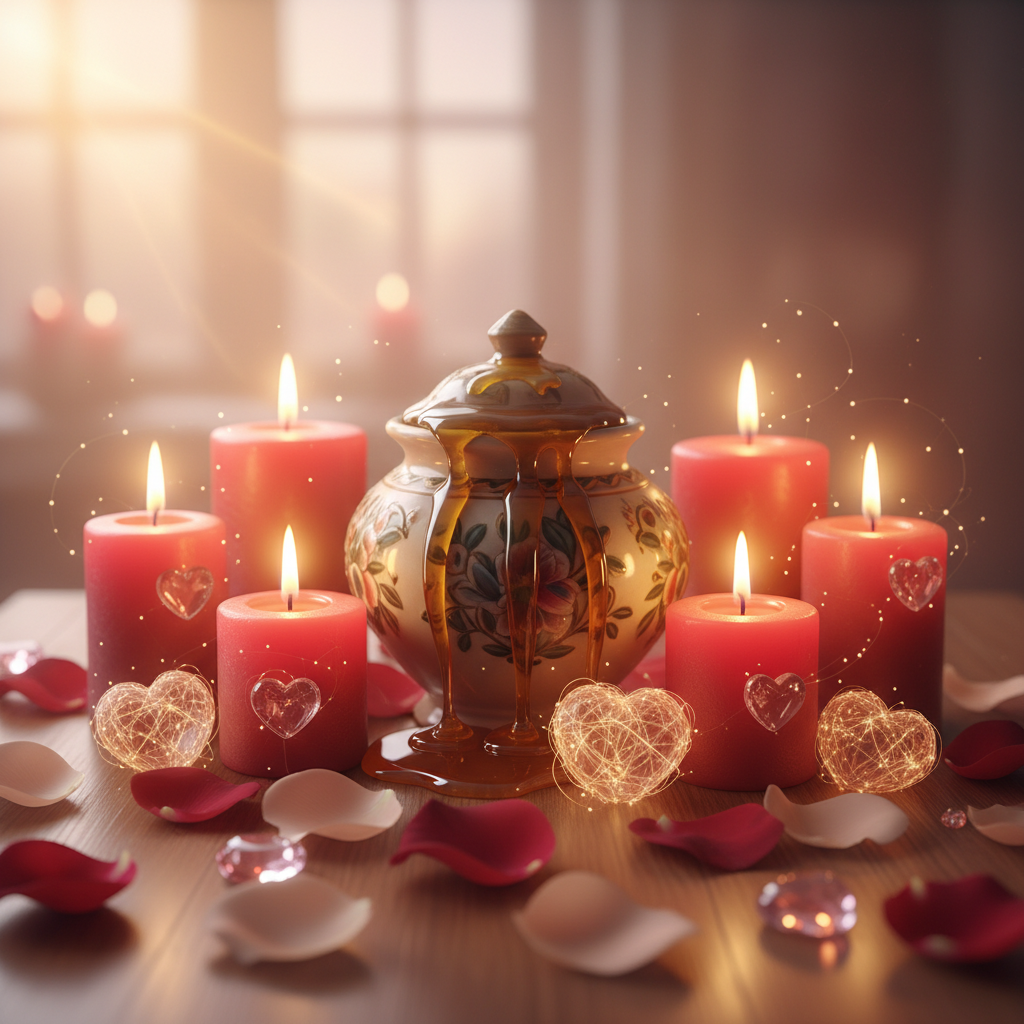 Image spirituelle pour Rituel du pot de miel pour charmer l'élu de son cœur