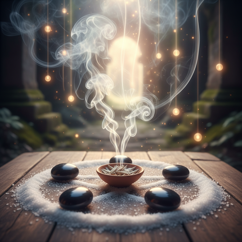 Image spirituelle pour Rituel ancestral pour attirer les rêves paisibles