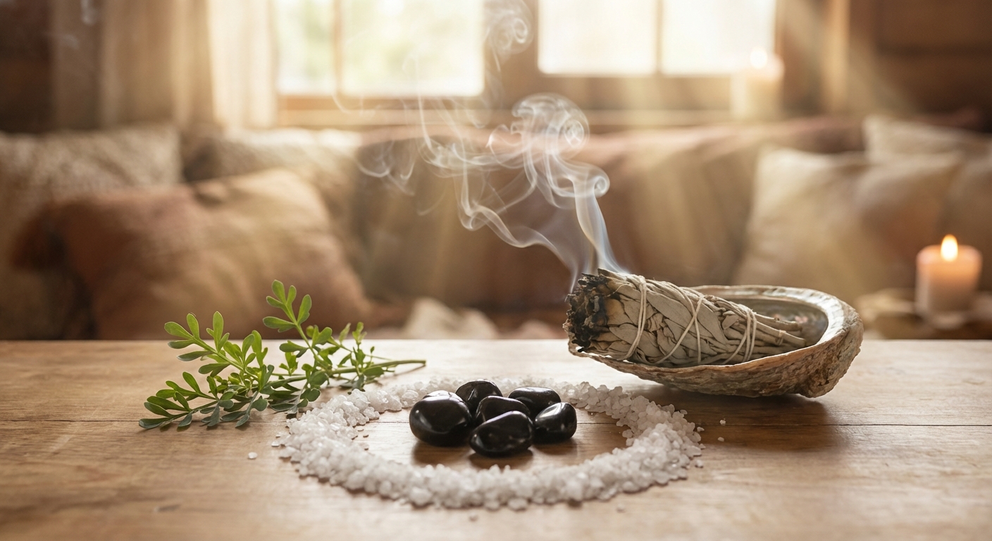 Image spirituelle pour Protéger sa Maison et son Aura avec la Rue contre le Mauvais Œil