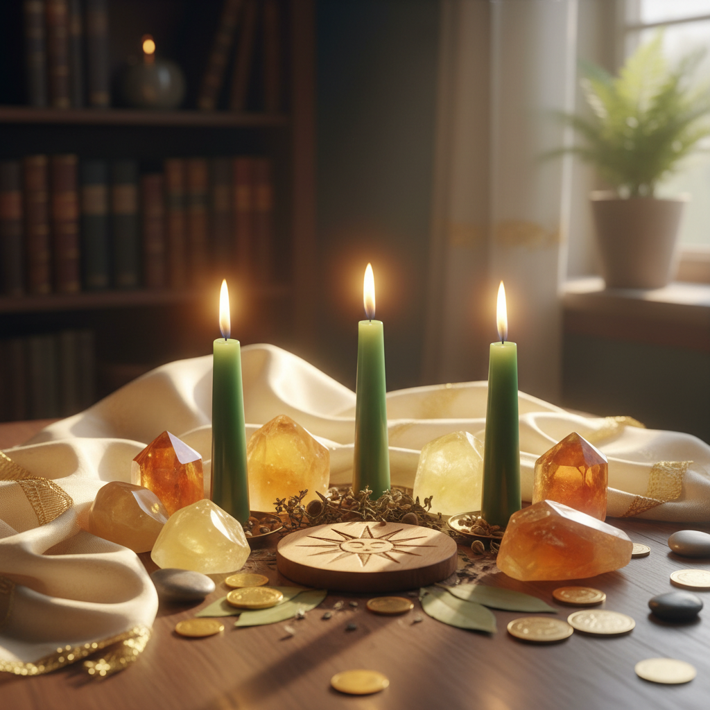 Image spirituelle pour Rituel pour retrouver rapidement un emploi stable