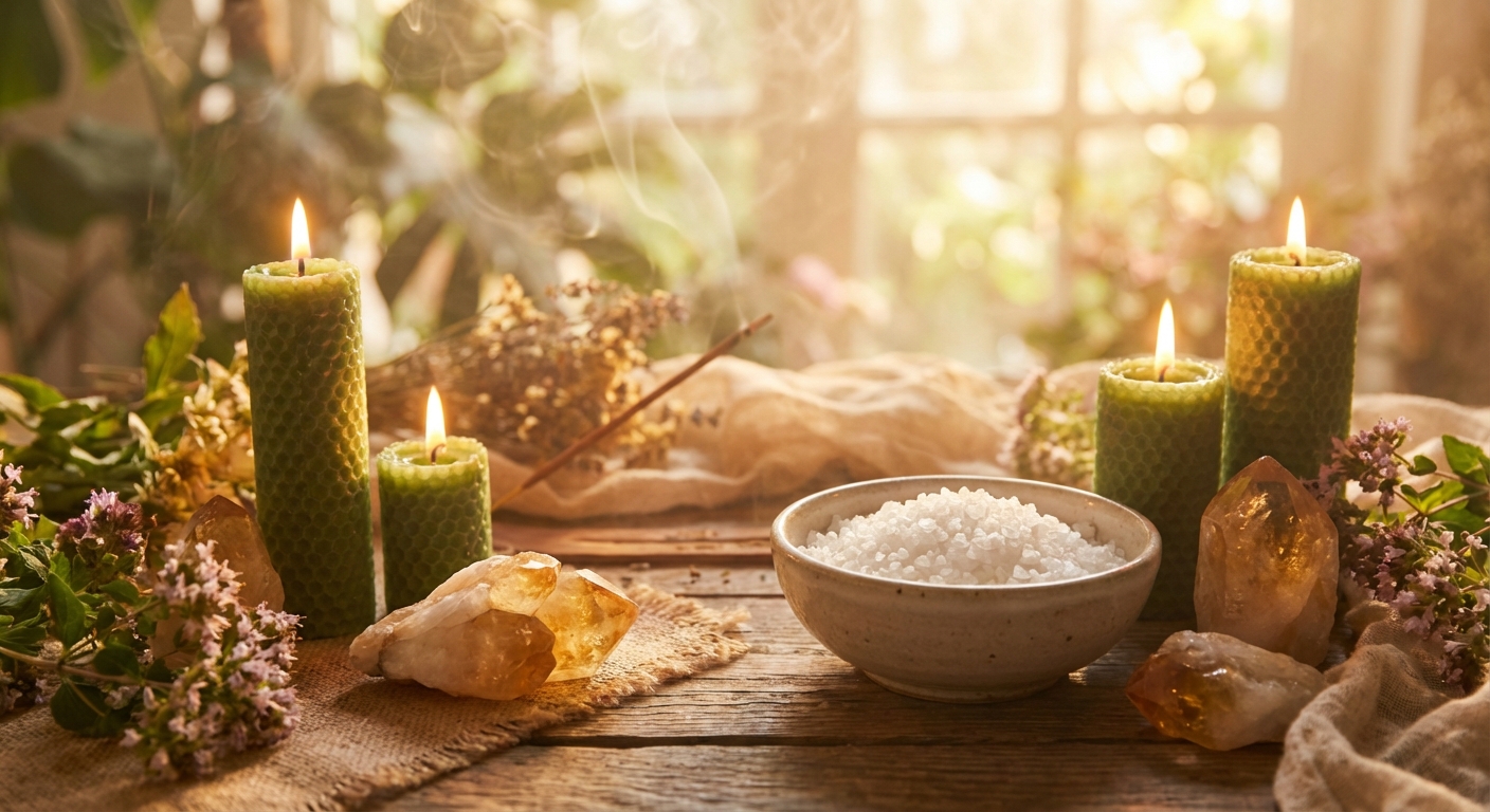 Image spirituelle pour Rituel du Gros Sel pour Débloquer l'Abondance et le Succès