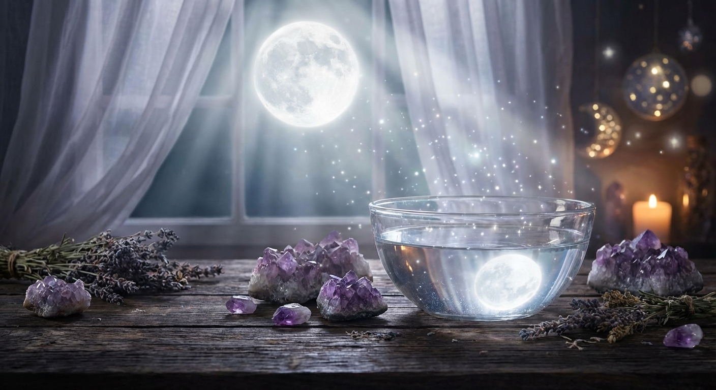 Image spirituelle pour L'Art Sacré de l'Eau de Lune : Éveillez votre Magie Intérieure