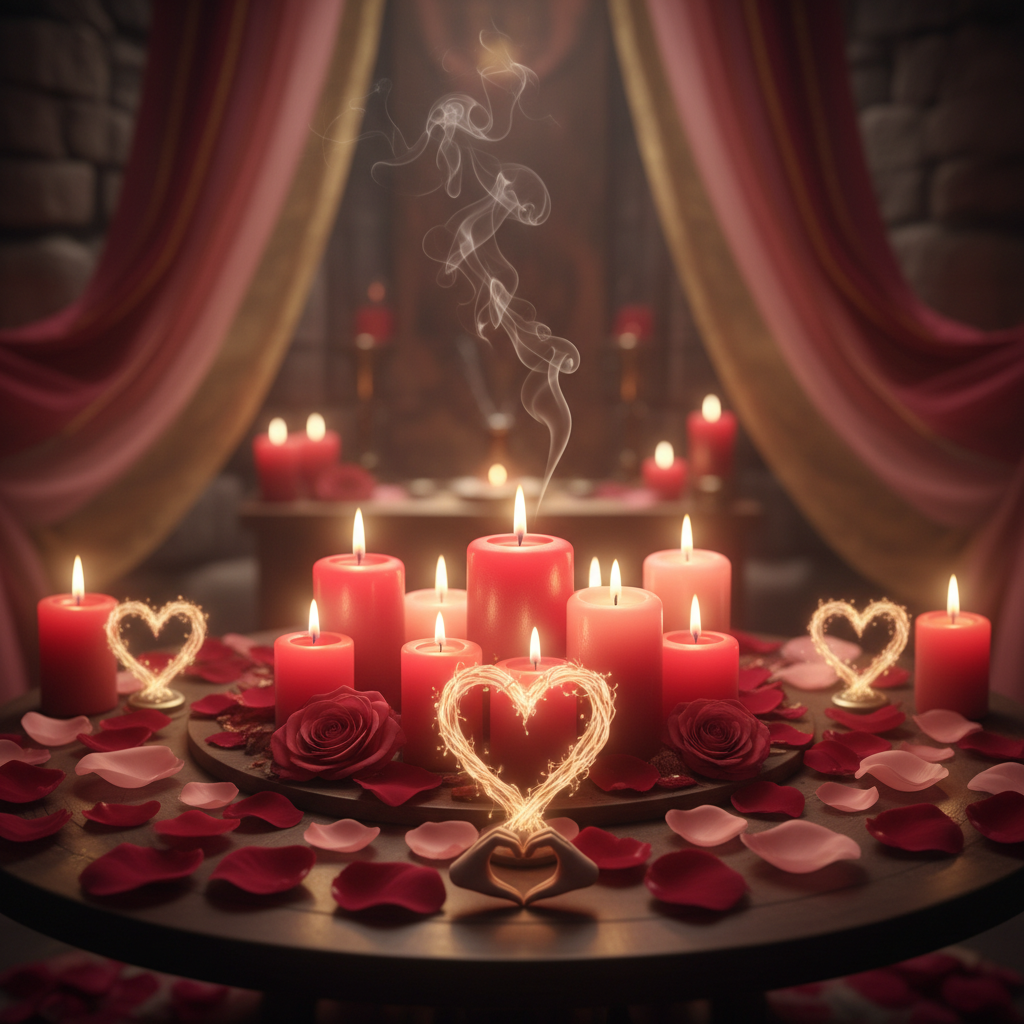 Image spirituelle pour Rituel ancestral pour lier le cœur de l'être aimé