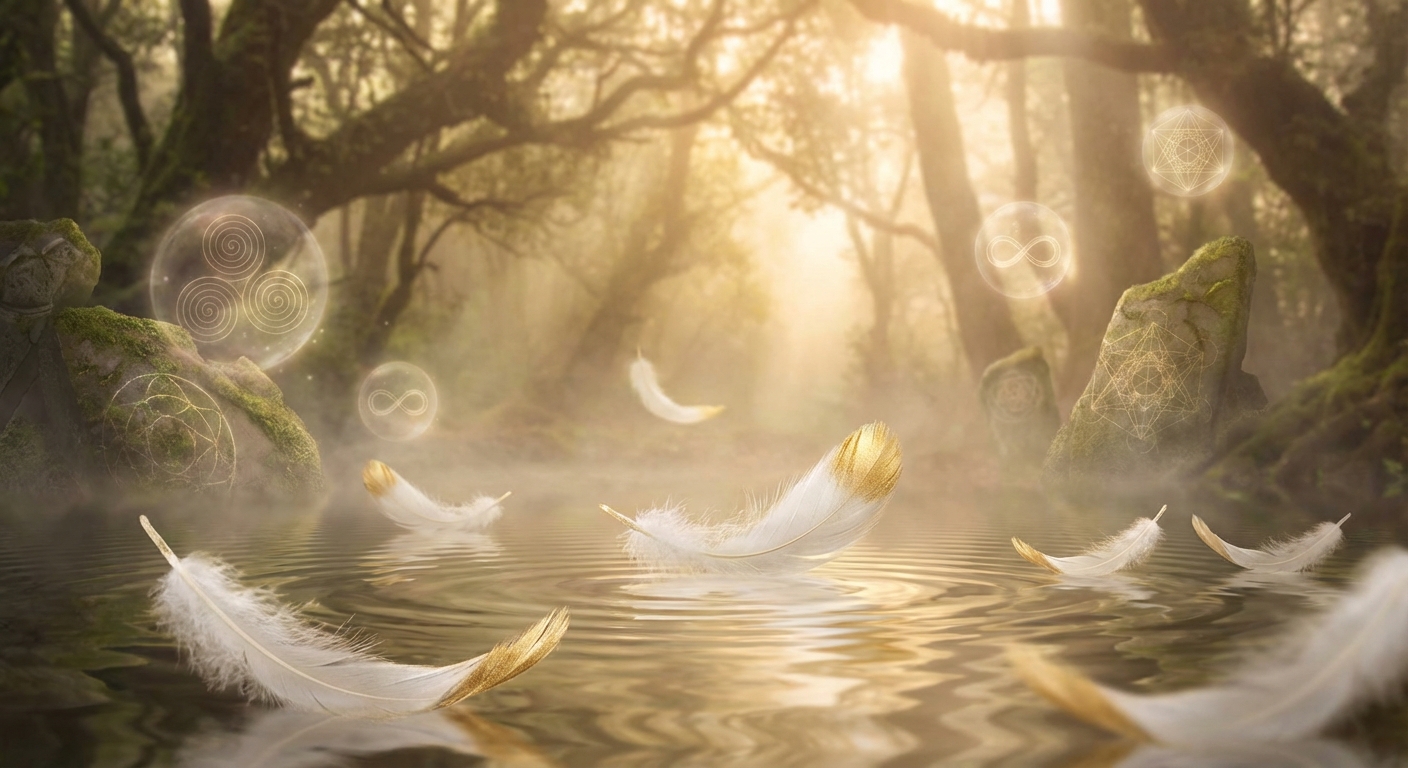 Image spirituelle pour Eau Claire en Rêve: Décrypter le Message de Votre Subconscient