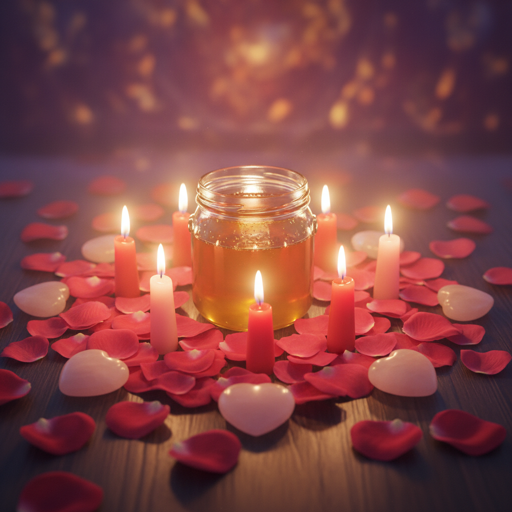 Image spirituelle pour Rituel d'attraction et de lien par la jarre de miel