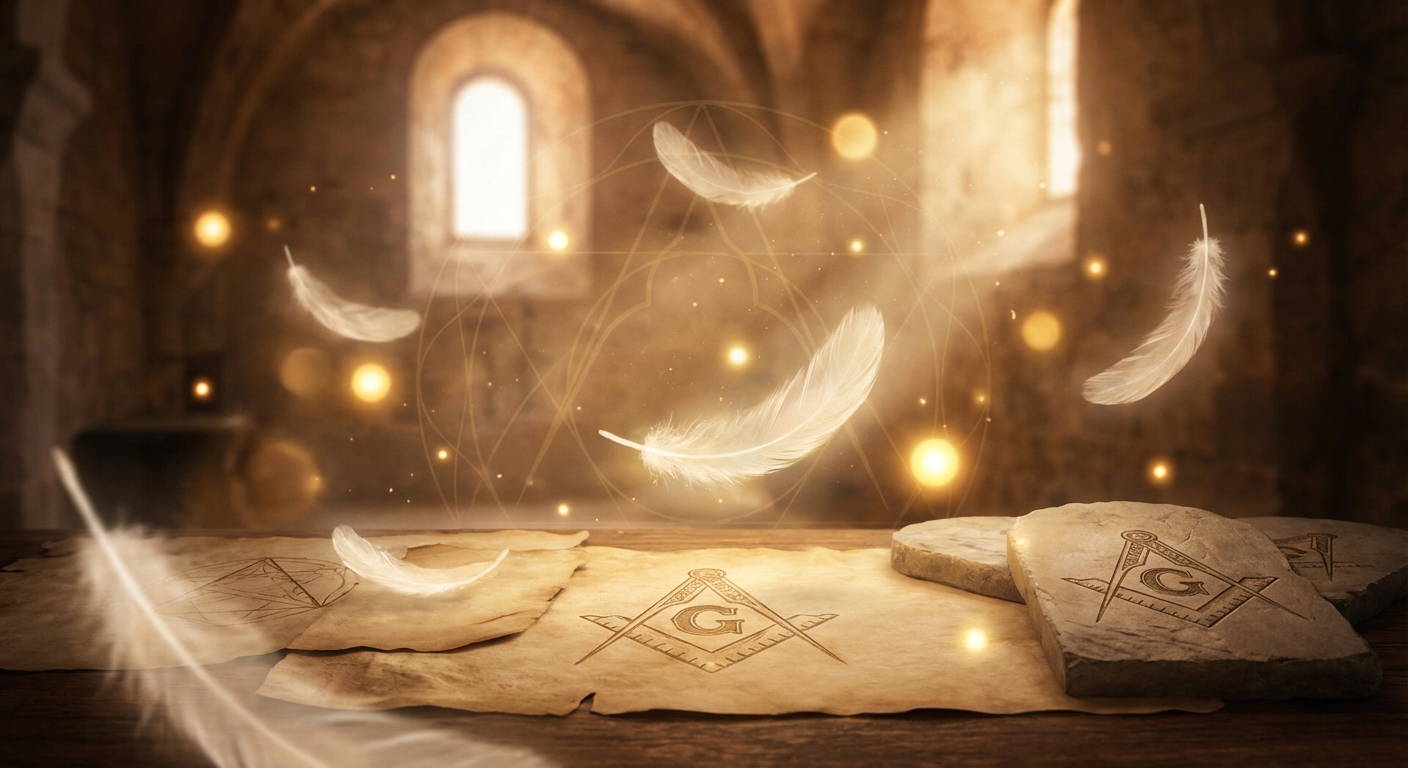 Image spirituelle pour L'Éveil par la Gnose Maçonnique : Mystères et Lumières Intérieures