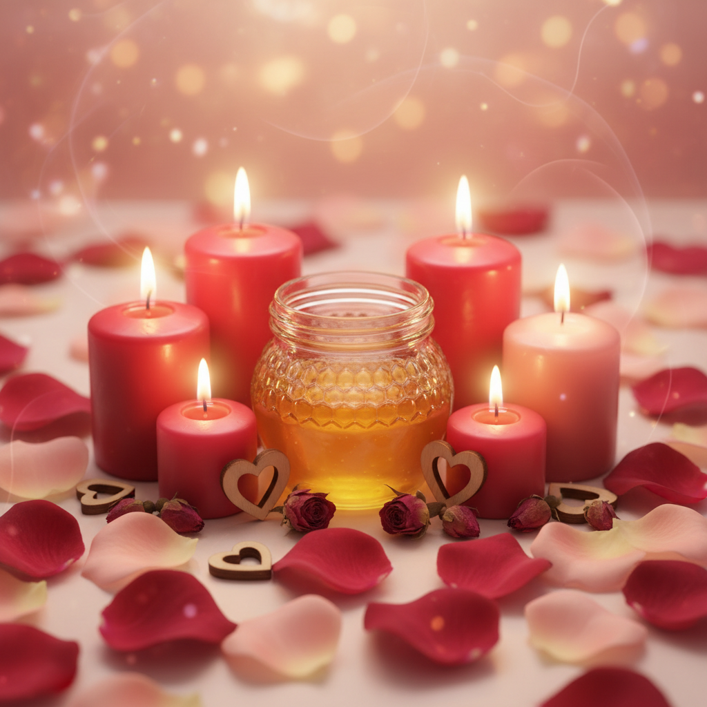 Image spirituelle pour Rituel du pot de miel pour adoucir vos proches