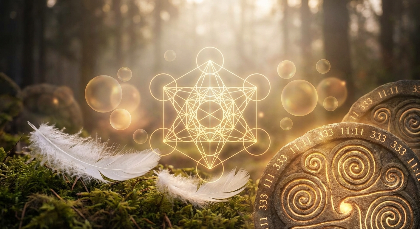 Image spirituelle pour L'Éveil des 5 Chakras Majeurs : Décoder les Messages de l'Alignement