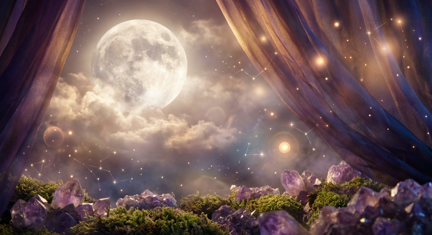 Image spirituelle pour Harmoniser son Sommeil avec les Cycles de la Lune