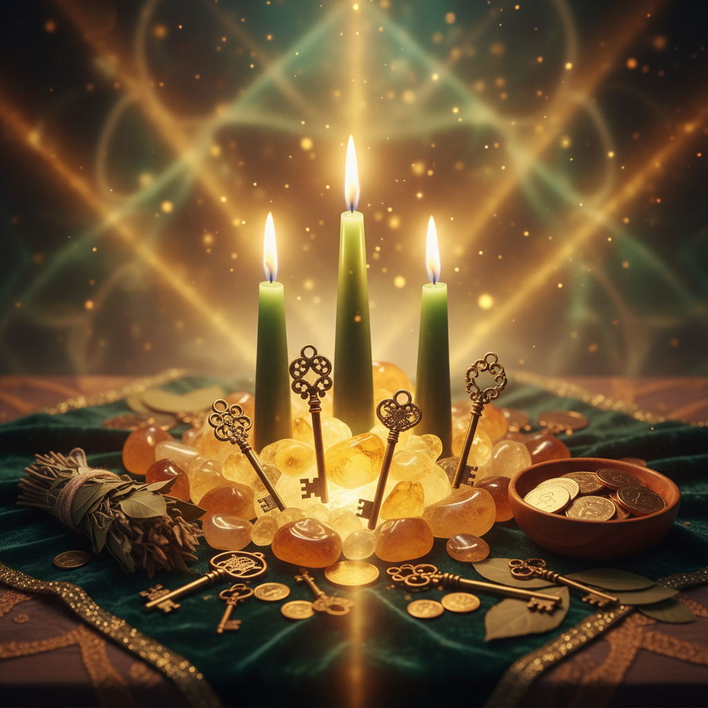 Image spirituelle pour Rituel de la clé d'or pour trouver un emploi rapidement