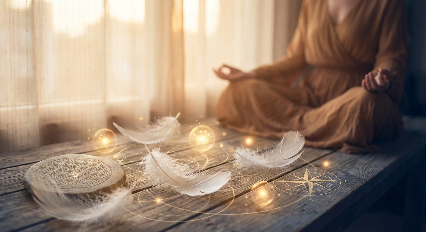 Image spirituelle pour Le Pouvoir Vibratoire du Mantra : Éveiller sa Conscience par le Son