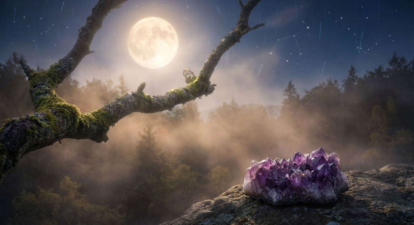 Image spirituelle pour Pleine Lune: Amplifier son Intuition et Gerer ses Emotions