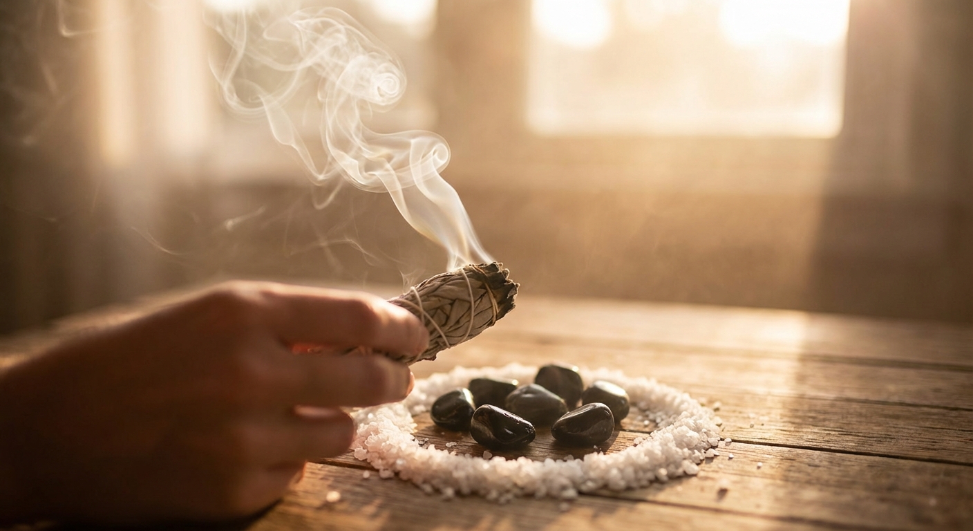 Image spirituelle pour Détecter le mauvais œil : signes, tests et rituels de protection