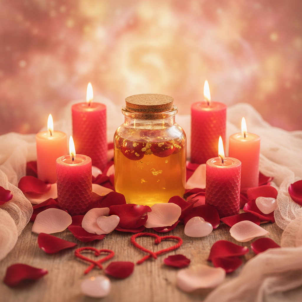 Image spirituelle pour Rituel de la jarre de miel pour apaiser votre couple