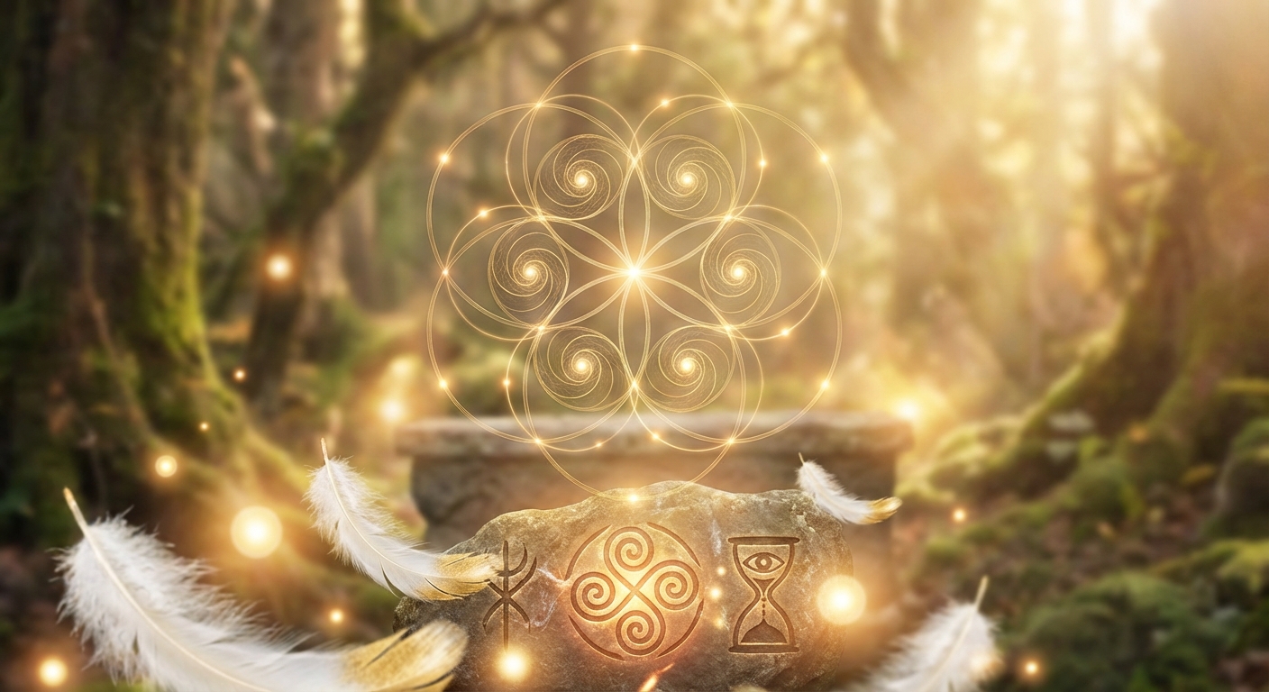 Image spirituelle pour Décrypter les Signes de l'Éveil avec Samael Aun Weor