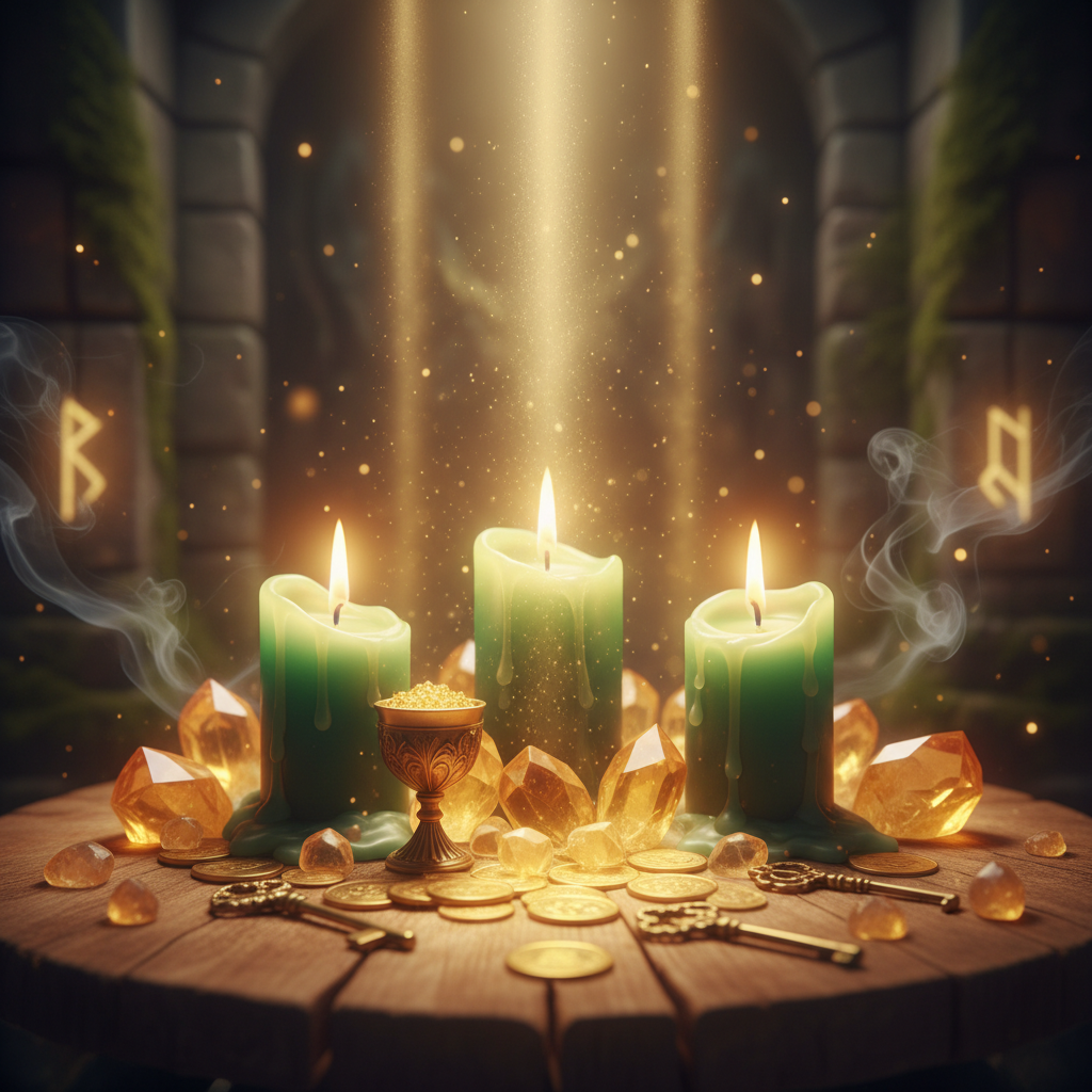 Image spirituelle pour Rituel de Mercure pour réussir une opération financière