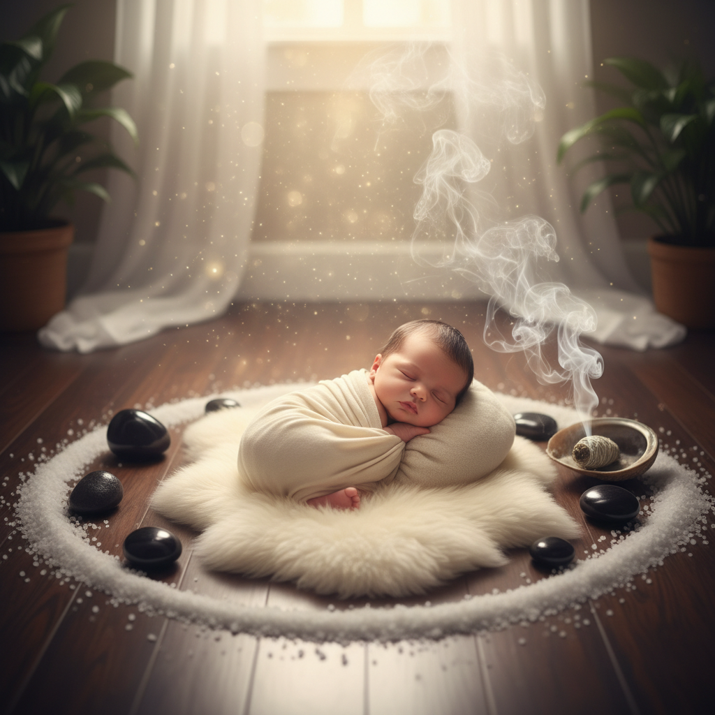 Image spirituelle pour Protéger votre nourrisson avec les rituels ancestraux