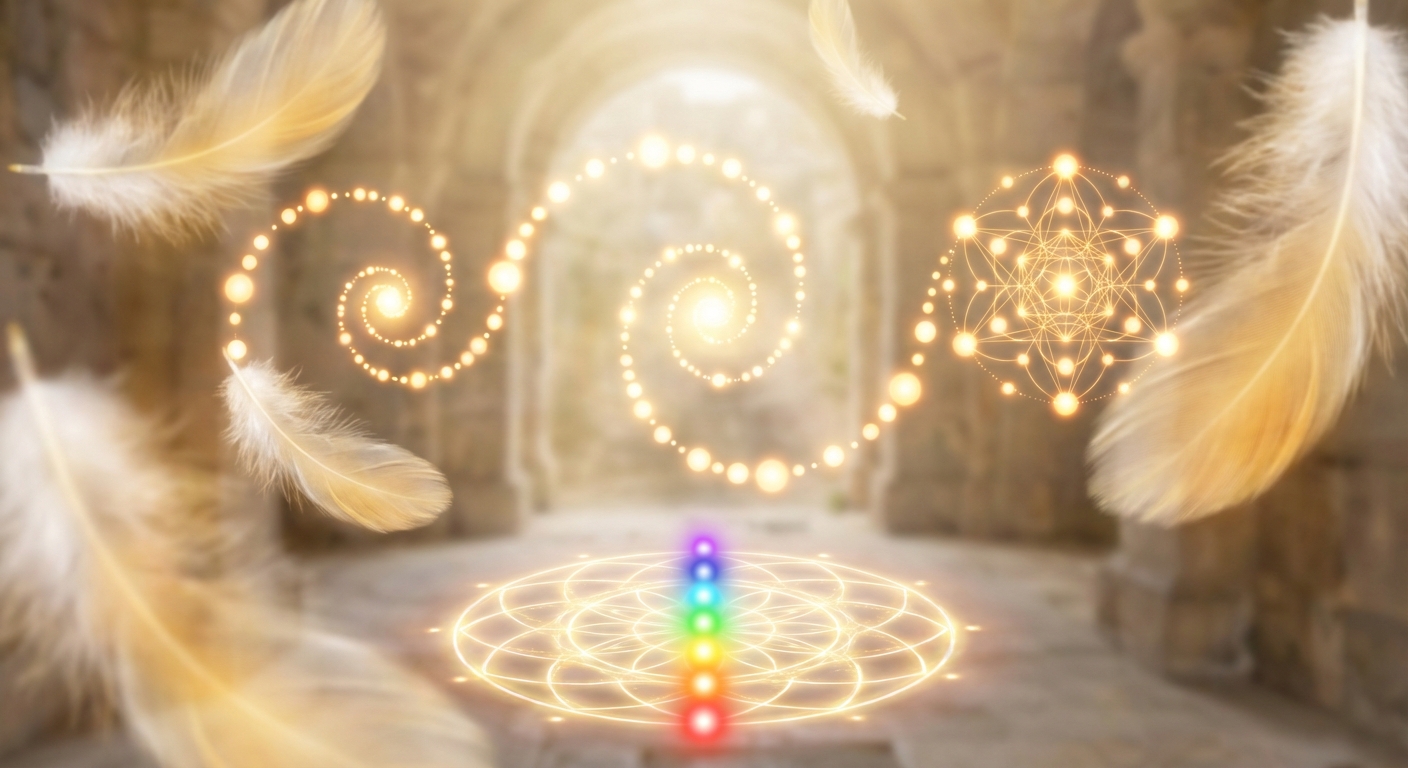 Image spirituelle pour L'Éveil de vos Centres d'Énergie : Tout Savoir sur Chaque Point Chakra